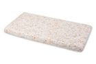 Sensillo, prześcieradło drukowane, bawełna, bloom beige, 60-120 cm