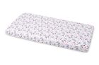 Sensillo, prześcieradło drukowane, bawełna, twigs pink, 60-120 cm