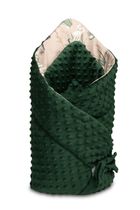 Sensillo, rożek, żurawie, 80-80 cm, beż/butelkowa zieleń