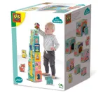 SES Creative, wieża z klocków, zwierzęta