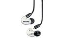 Shure, SE215DYWH+UNI-EFS, słuchawki douszne AONIC215 z pojedynczym przetwornikiem i kablem, 3.5 mm, białe