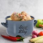 Siaki Collection, miska ceramiczna, niebieska, 650 ml