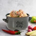 Siaki Collection, miska ceramiczna, zielona, 650 ml