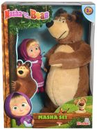 Simba, Masza i Niedźwiedź, lalka i miś, zestaw