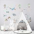 Sipo, naklejki na ścianę do pokoju dziecięcego, Samoloty i balony