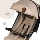 Sipo, zestaw uniwersalnych klipsów magnetycznych do wózka, metalowa zawieszka, brązowe, 2 szt.