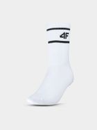 Skarpeki, unisex, białe, zestaw, 3 szt., 4F