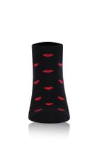 Skarpetki damskie, stopki, czarne, Italian Fashion