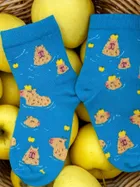 Skarpetki dziecięce, niebieskie, Milusie