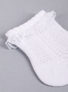 Skarpetki dziewczęce, białe, Yoclub