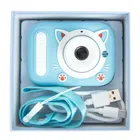 Smiki, Cute Kitty, aparat fotograficzny, niebieski