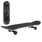 Smiki, deskorolka, czarna, pająk