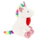 Smiki, Jednorożec z sercem, maskotka, biała, 30 cm