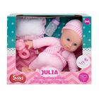 Smiki, Julia, interaktywna lalka bobas z akcesoriami, 30 cm