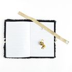 Smiki, Kotek, pluszowy pamiętnik, notes, czarny, 1 szt.