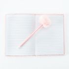 Smiki, Kotek, pluszowy pamiętnik, notes, różowy, 1 szt.