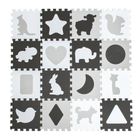 Smiki, Kształty i zwierzęta, mata piankowa, puzzle kontrastowe, 16 elementów