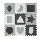 Smiki, Kształty, mata piankowa, puzzle kontrastowe, 9 elementów