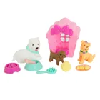 Smiki, Lili, mała lalka z psami, zestaw z akcesoriami