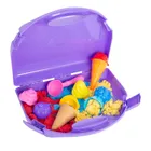 Smiki, Lody, piasek kinetyczny, masa plastyczna w walizce