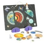 Smiki, Mądra Sówka, Układ słoneczny, puzzle magnetyczne