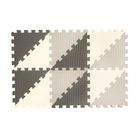 Smiki, mata piankowa, puzzle, szara, 96 elementów, 180-180 cm