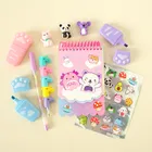 Smiki, notes z akcesoriami, kolorowy zestaw kreatywny