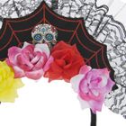 Smiki, opaska, kwiaty z koronką