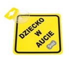 Smiki, ostrzegawcza zawieszka do auta, Dziecko w aucie