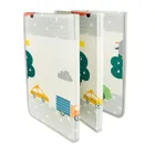 Smiki, piankowa mata edukacyjna, dwustronna, składana, 150-200 cm