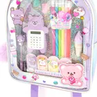 Smiki, plecak z akcesoriami, fioletowy