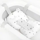 Smiki, poduszka do wanienki, biała, gwiazdki