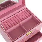 Smiki, Serduszka, szkatułka na biżuterię, różowa