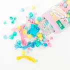 Smiki, Stylo, koraliki, zestaw do robienia bransoletek, 50 elementów