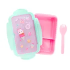 Smiki, zestaw śniadaniowy z akcesoriami, lunchbox + bidon