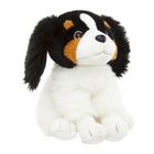 Smily Play, pies siedzący, maskotka, white-brown