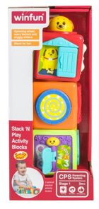Smily Play, wieża z klocków, 3 elementy