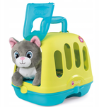 Smoby, miauczący kot interaktywny + kontener 2w1