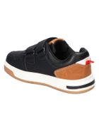 Sneakersy chłopięce, czarne, skórzana wkładka, American Club
