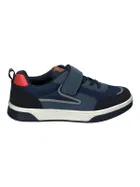 Sneakersy chłopięce, niebieskie, skórzana wkładka, American Club