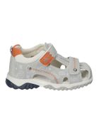 Sneakersy chłopięce, szare, skórzana wkładka, American Club