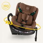 Sorino, Aurora, fotelik samochodowy z bazą, 360°, chocolate, 40-150 cm