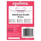 Soulima, szczoteczka do manicure, 50 szt.