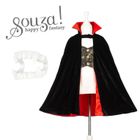 Souza! Dracula, peleryna i wampirze zęby, strój, 4-8 lat