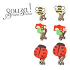 Souza! Hasse, klipsy do uszu, biedronki, 3 pary