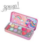 Souza! Jednorożec, kosmetyki do makijażu dla dzieci, w metalowej kasetce, 10 elementów