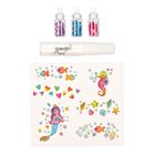 Souza! Syrenka, tatuaże brokatowe z kryształkami, 5 elementów