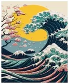 Splat Planet, Wielka fala w Kanagawie, zestaw do wyklejania plasteliną