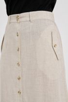 Spódnica damska, beżowa, Moodo