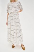 Spódnica damska, biała, Moodo